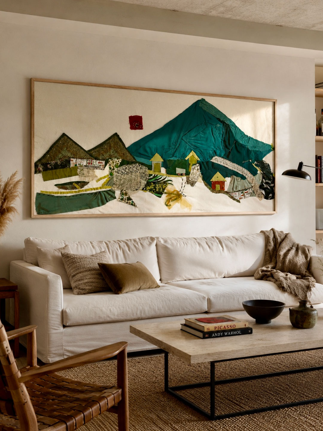 “Pueblo de montaña” Textil